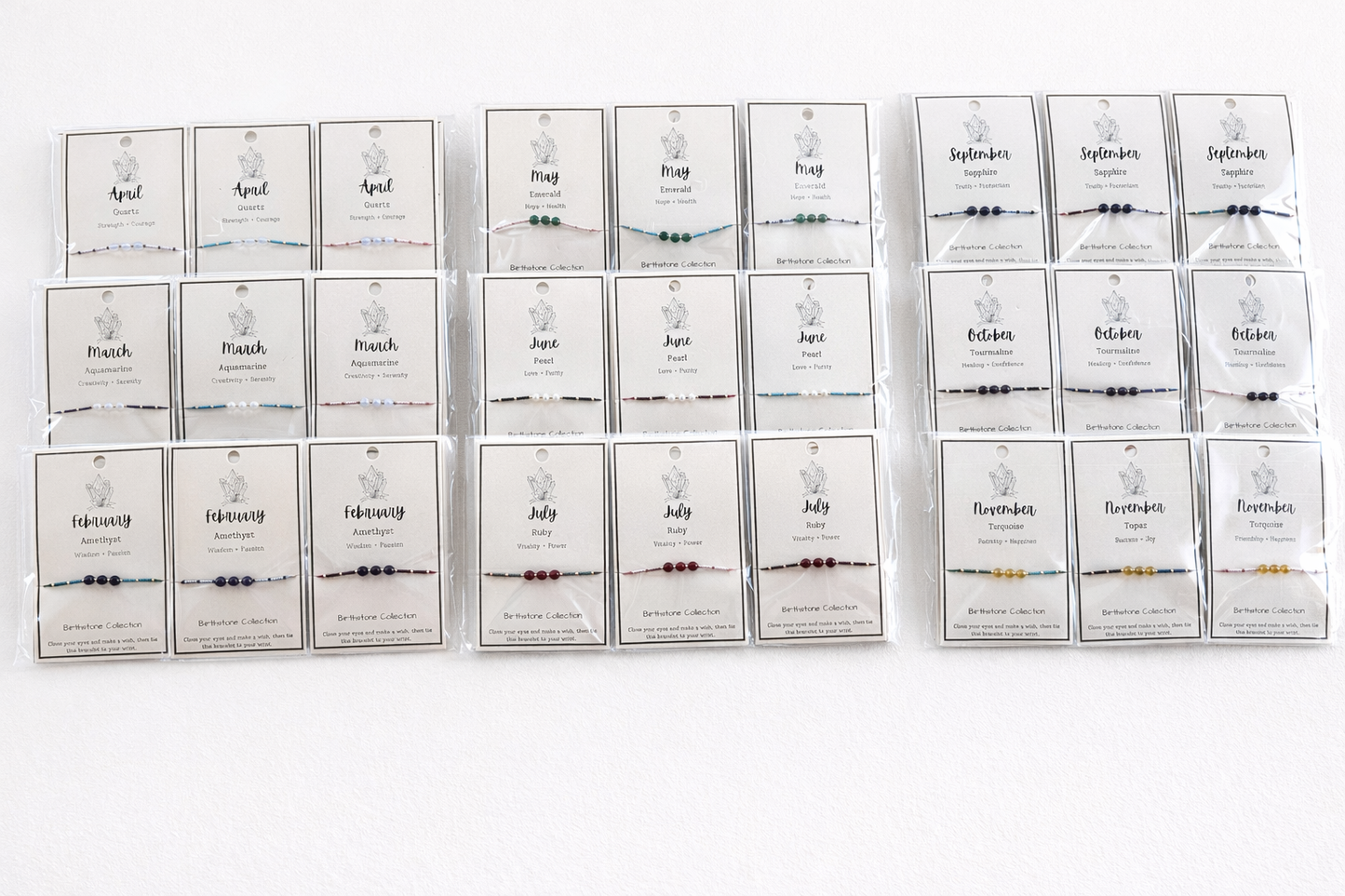 Birthstone Gemstone Bracelet