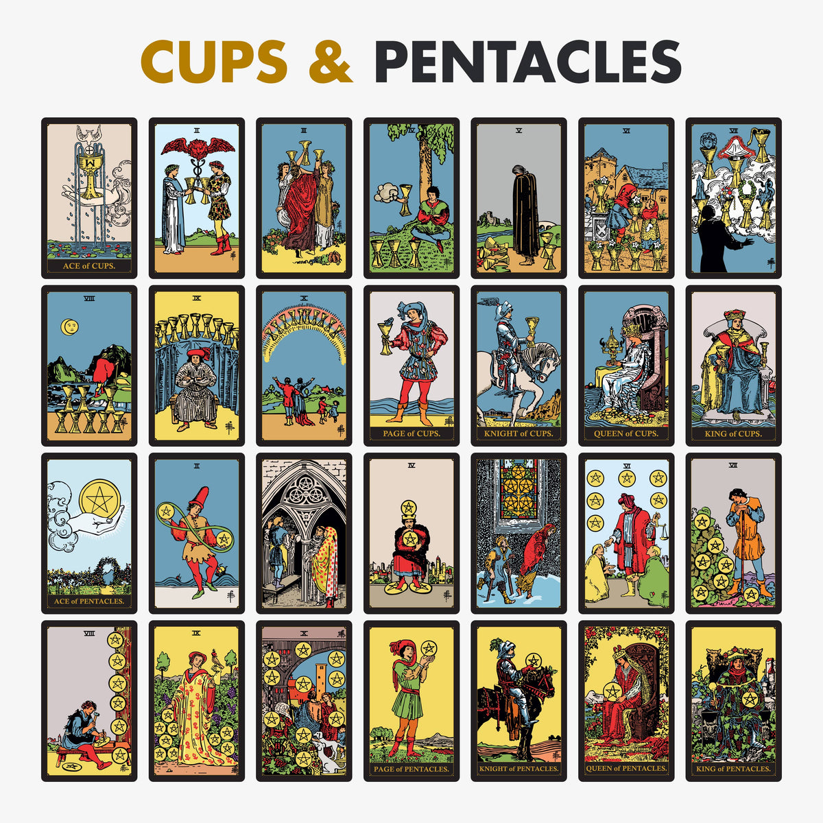 Wyspell Classic Tarot Cards - Dark Edition