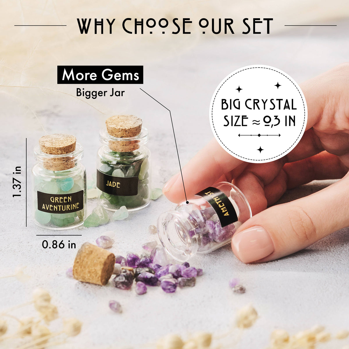 Wyspell Gemstone Kit 50 PCS