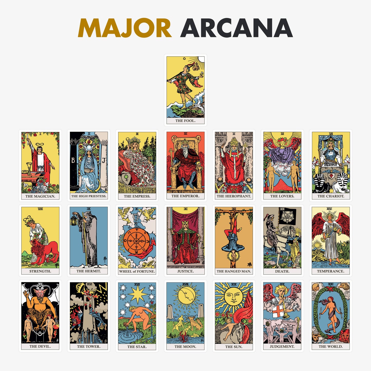 Wyspell Classic Tarot Cards - Light Edition
