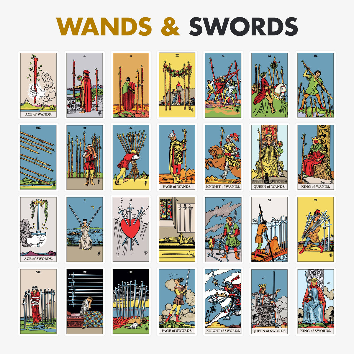 Wyspell Classic Tarot Cards - Light Edition
