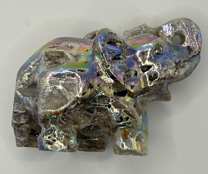 Aura Sphalerite Stone Elephants