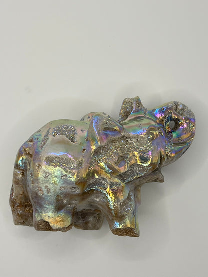 Aura Sphalerite Stone Elephants