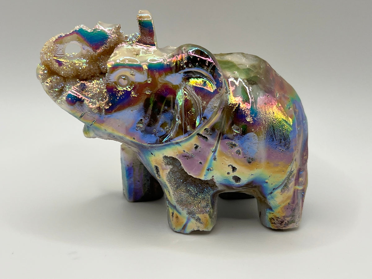 Aura Sphalerite Stone Elephants