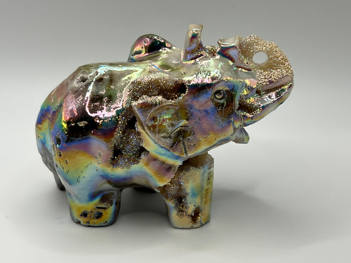 Aura Sphalerite Stone Elephants