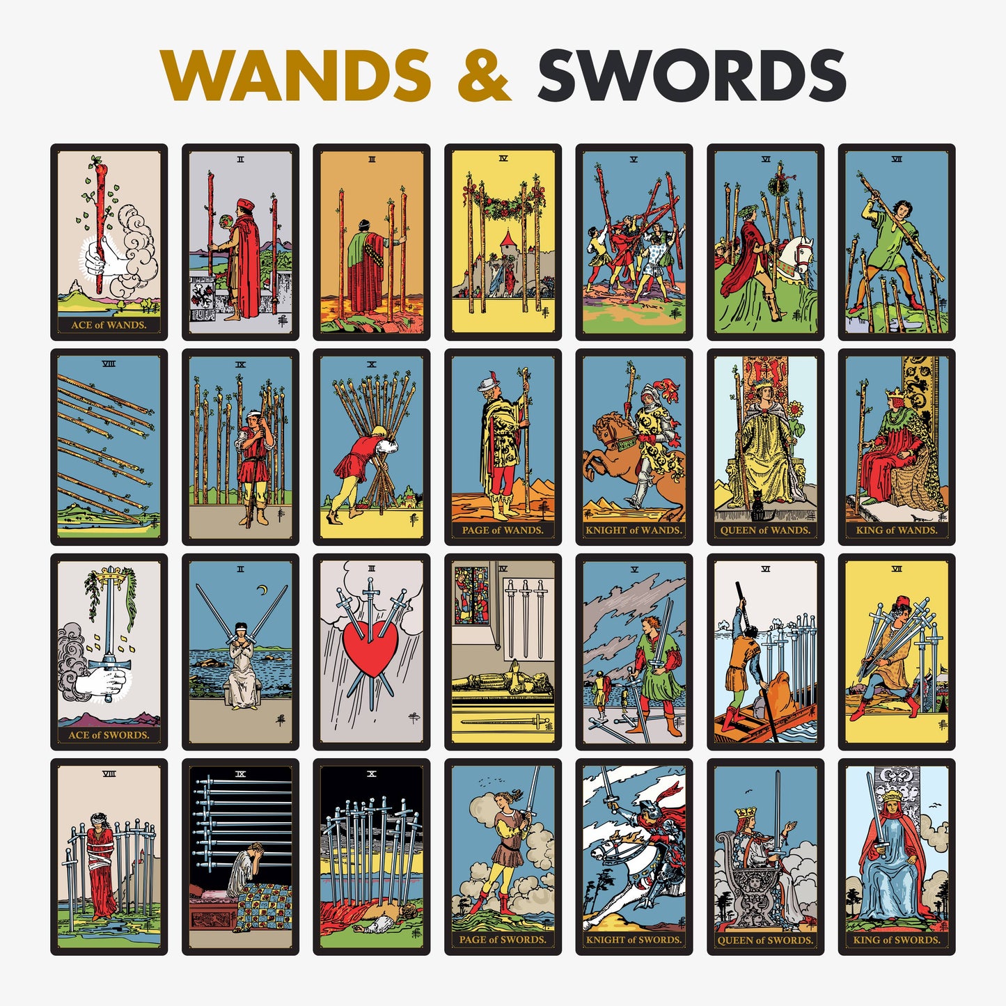 Wyspell Classic Tarot Cards - Dark Edition