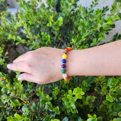 Seven Chakras Beaded Bracelet