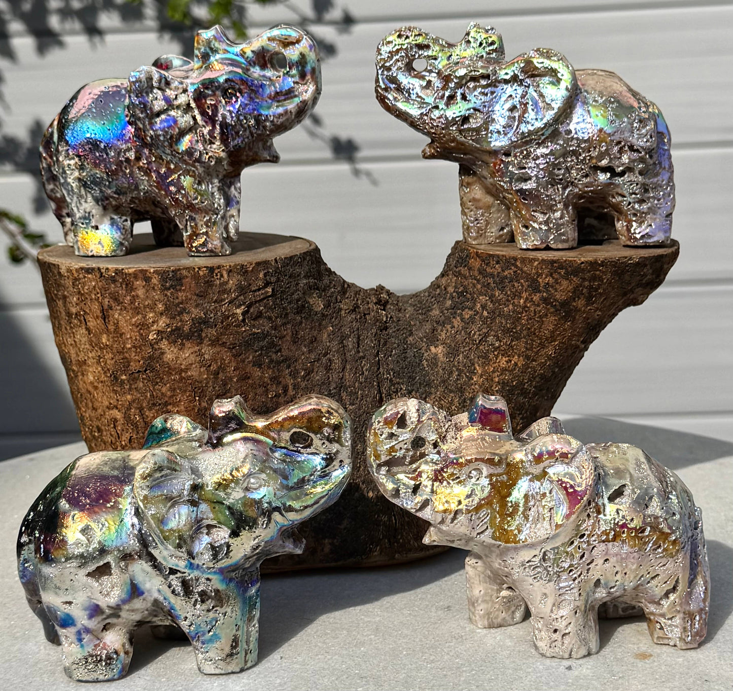 Aura Sphalerite Elephants Healing Energy