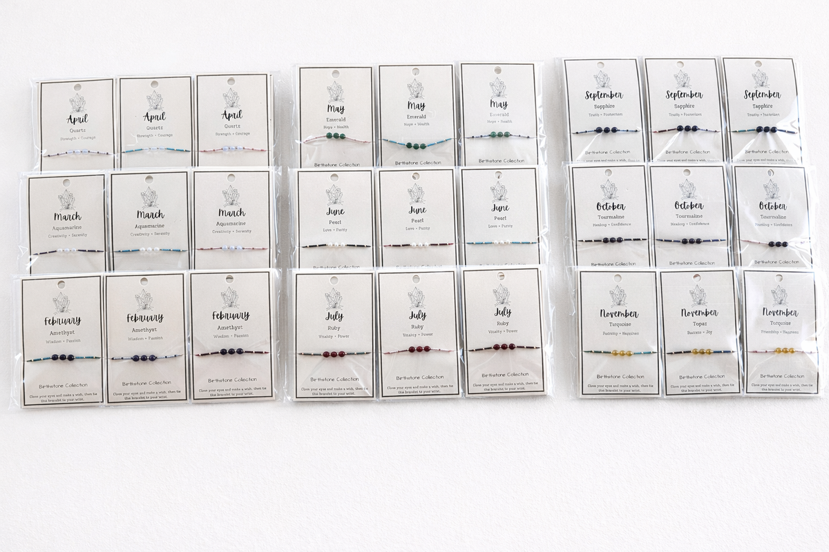 Birthstone Gemstone Bracelet