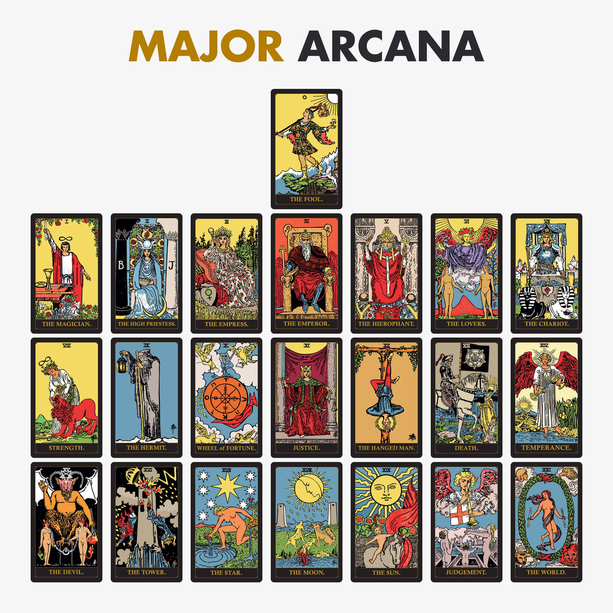 Wyspell Classic Tarot Cards - Dark Edition