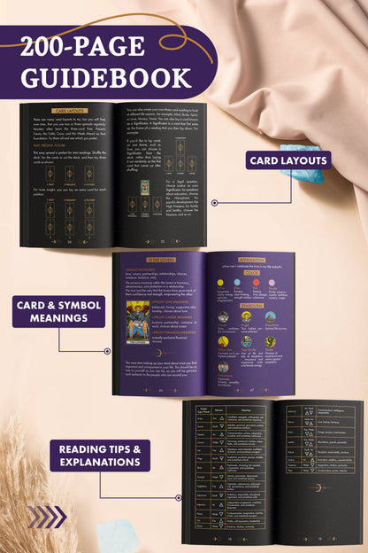Wyspell Tarot Cards for Learning (200 Pages)